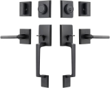 KIAYACI Door Lock Set Double Door Handle Sets with Deadbolt