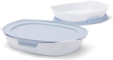 Rubbermaid Glass Baking Dishes for Oven 4-Piece Set