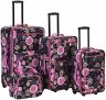 Rockland Impulse 4-Piece Softside Upright Luggage Set