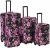 Rockland Impulse 4-Piece Softside Upright Luggage Set