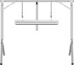 iPower 2ft T5 Fluorescent Grow Light System w/Foldable Stand Rack