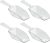 iDesign Large Plastic Measuring Scoops, Set of 4