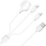 Teilybao 3-in-1 Charger Cable for Apple Watch/iPhone/Airpods