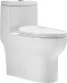 DeerValley Ally Dual Flush Elongated Standard One Piece Toilet