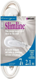SlimLine 2236 Flat Plug Extension Cord, 2-Wire, 7-Foot