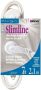 SlimLine 2236 Flat Plug Extension Cord, 2-Wire, 7-Foot