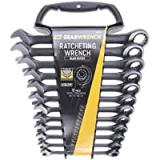 GearWrench Combination Wrench w/Ratchet Set 12-pcs, 8-19 mm