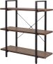 AZL1 Life Concept Coral Flower 3 Shelf Layer Vintage Bookshelf