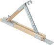 Qualcraft 2510 Adjustable Wood/Steel Roof Bracket 12-Inch