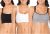 3-Pack Fruit of the Loom Women Shirred Front Racerback Sports Bra