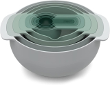 Joseph Joseph Nest 9 Plus Mixing Bowl & Measuring Cup Set 9-Pcs