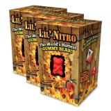 GiftWorld Lil Nitro Gummy Bear Hot & Spicy Candy 3-Pack