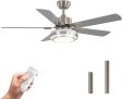 Warmiplanet Ceiling Fan with Lights Remote Control 52-inch