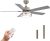 Warmiplanet Ceiling Fan with Lights Remote Control 52-inch