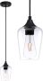 VONLUCE Black Pendant Light for Kitchen Island
