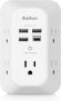 Addtam USB Wall Charger Surge Protector 5 Outlet Extender