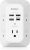 Addtam USB Wall Charger Surge Protector 5 Outlet Extender