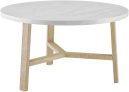 Walker Edison Mid Century Modern Round Coffee Table
