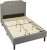 ZINUS Kellen Upholstered Scalloped Platform Bed Frame Full