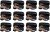 12-Pk Amazon Basics 15-Feet Ratchet Tie Downs, 500 Lbs Load Cap