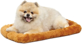 MidWest 22-in Cinnamon Dog Bed or Cat Bed w/Comfortable Bolster