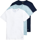 3-Pack Polo Ralph Lauren Men’s Classic Fit Cotton Crew Undershirts