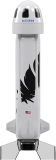 Estes Blue Origin New Shepard Flying Model Rocket 2198