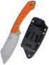 Kubey KU302 Fixed Blade Work Knife w/4.09-in Tanto D2 Blade