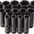 12-Pk Kamenstein Reusable Clear Glass Empty Jars w/Black Cap, 3-Oz