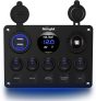 Nilight 90101E Multi-Functional 5 Gang Switch Panel