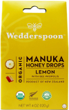 20-Count Wedderspoon Organic Manuka Honey Drops Lemon & Bee Propolis