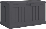 Suncast Peppercorn Plastic Deck Box 50gal