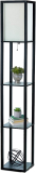 Simple Designs Home Etagere Organizer Shelf Floor Lamp