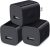 3-Pack HopePow 1A/5V Single Port USB Wall Charger Cube