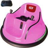 The Bubble Factory Electric Kids Bumper Car w/Light and Music