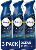 3-Pk Febreze Air Effects Ocean Scent Air Freshener 8.8oz.
