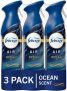 3-Pk Febreze Air Effects Ocean Scent Air Freshener 8.8oz.