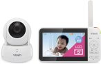VTech VM924 Remote Pan-Tilt-Zoom Video Baby Monitor, 5-in Screen