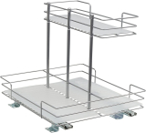 Household Essentials Glidez 2-Tier Sliding Pantry Organizer