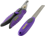 Hertzko Violet Dog Nail Clippers for Large Dogs