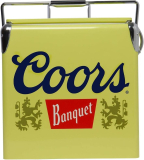 Koolatron Banquet Retro Ice Chest Cooler with Bottle Opener 13 L
