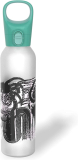 Pyrex 17.5-Oz Color Changing Glass Water Bottle w/Silicone Coating
