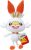 Pokemon Sword & Shield Official 8-inch Plush Scorbunny