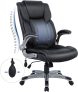 COLAMY Ergonomic Home Computer Desk Leather Chair