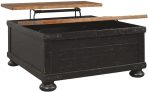 Signature Design by Ashley Valebeck Farmhouse Lift Top Coffee Table