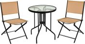 Amazon Basics 3-Piece Sling Folding Patio Bistro Set