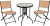 Amazon Basics 3-Piece Sling Folding Patio Bistro Set