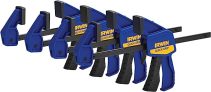 4-Pack IRWIN QUICK-GRIP One-Handed Mini Bar Clamp 6-in