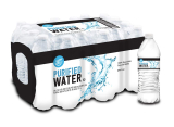 24-Pack Amazon Brand Happy Belly Purified Water 16.9-Oz