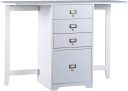 SEI Furniture Fold-Out Organizer Convertible Desktop Craft Desk